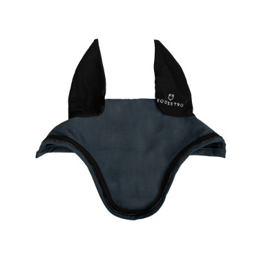 Bonnet anti-mouches en tissu technique stretch avec logo collection Elegance Equestro Bonnet anti-mouches en tissu technique stretch avec logo collection Elegance Equestro
