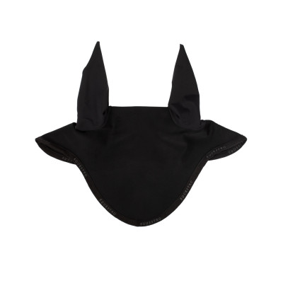 Bonnet anti-mouches en tissu technique GP Equestro Noir / noir