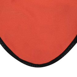 Bonnet anti-mouches en tissu technique GP Equestro Rouge brique / noir Bonnet anti-mouches en tissu technique GP Equestro Rouge brique / noir