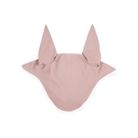 Bonnet anti-mouches en tissu technique GP Equestro Rose cameo / blanc