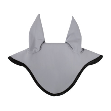 Bonnet anti-mouches en tissu technique GP Equestro Gris / noir