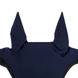 Bonnet anti-mouches en tissu technique GP Equestro Marine / noir Bleu