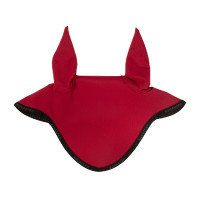 Bonnet anti-mouches en tissu technique GP Equestro Vin / noir Rouge Bonnet anti-mouches en tissu technique GP Equestro Vin / noir Rouge