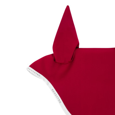 Bonnet anti-mouches en tissu technique GP Equestro Vin / blanc Rouge Bonnet anti-mouches en tissu technique GP Equestro Vin / blanc Rouge