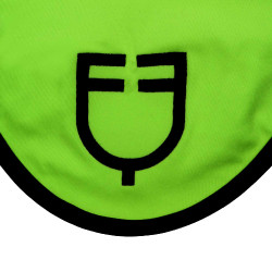 Bonnet anti-mouches en tissu technique édition Black Line Equestro Vert citron