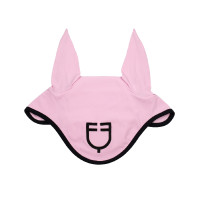 Bonnet anti-mouches en tissu technique édition Black Line Equestro Orchidée Rose