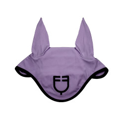 Bonnet anti-mouches en tissu technique édition Black Line Equestro Violet