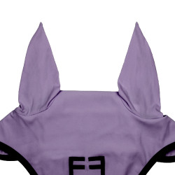 Bonnet anti-mouches en tissu technique édition Black Line Equestro Violet