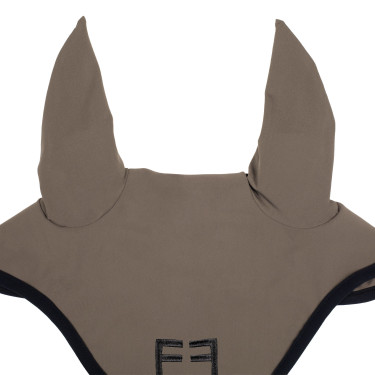 Bonnet anti-mouches en tissu technique édition Black Line Equestro Bonnet anti-mouches en tissu technique édition Black Line Equestro
