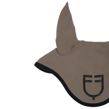 Bonnet anti-mouches en tissu technique édition Black Line Equestro Bonnet anti-mouches en tissu technique édition Black Line Equestro