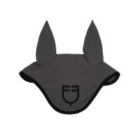 Bonnet anti-mouches en tissu technique édition Black Line Equestro Noir