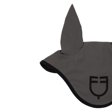 Bonnet anti-mouches en tissu technique édition Black Line Equestro Bonnet anti-mouches en tissu technique édition Black Line Equestro