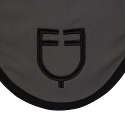 Bonnet anti-mouches en tissu technique édition Black Line Equestro Asphalte Gris