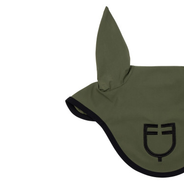 Bonnet anti-mouches en tissu technique édition Black Line Equestro Bonnet anti-mouches en tissu technique édition Black Line Equestro