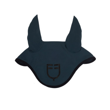 Bonnet anti-mouches en tissu technique édition Black Line Equestro Bonnet anti-mouches en tissu technique édition Black Line Equestro