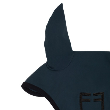 Bonnet anti-mouches en tissu technique édition Black Line Equestro Bonnet anti-mouches en tissu technique édition Black Line Equestro
