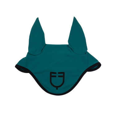 Bonnet anti-mouches en tissu technique édition Black Line Equestro Bonnet anti-mouches en tissu technique édition Black Line Equestro