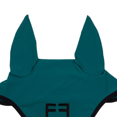 Bonnet anti-mouches en tissu technique édition Black Line Equestro Bonnet anti-mouches en tissu technique édition Black Line Equestro