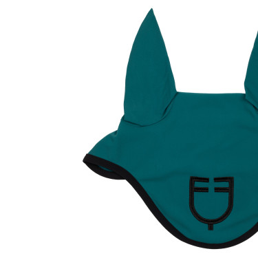 Bonnet anti-mouches en tissu technique édition Black Line Equestro Bonnet anti-mouches en tissu technique édition Black Line Equestro