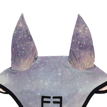 Bonnet anti-mouches en tissu technique édition Black Line Equestro Bonnet anti-mouches en tissu technique édition Black Line Equestro
