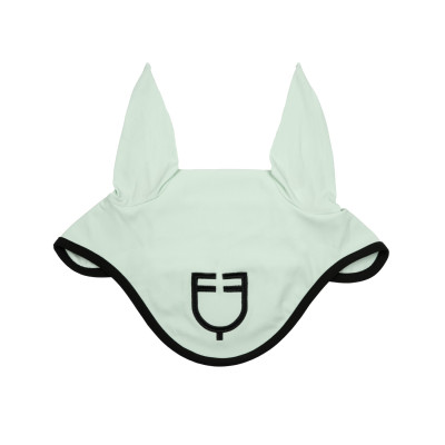 Bonnet anti-mouches en tissu technique édition Black Line Equestro Vert clair