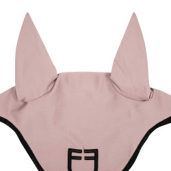 Bonnet anti-mouches en tissu technique avec logo GP Equestro édition limité Rose / noir