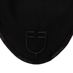 Bonnet anti-mouches en tissu technique avec logo GP Equestro Noir / noir Bonnet anti-mouches en tissu technique avec logo GP Equestro Noir / noir