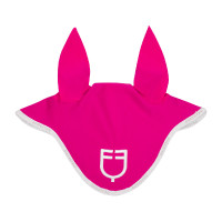 Bonnet anti-mouches en tissu technique avec logo GP Equestro Pétrol / noir Bleu