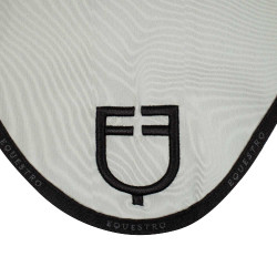 Bonnet anti-mouches en tissu technique avec logo GP Equestro Vert clair / noir