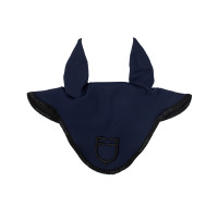 Bonnet anti-mouches en tissu technique avec logo GP Equestro Marine / noir Bleu Bonnet anti-mouches en tissu technique avec logo GP Equestro Marine / noir Bleu