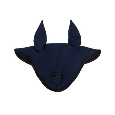 Bonnet anti-mouches en tissu technique avec logo GP Equestro Bonnet anti-mouches en tissu technique avec logo GP Equestro