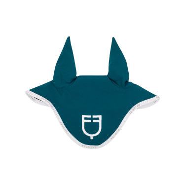 Bonnet anti-mouches en tissu technique avec logo GP Equestro Bonnet anti-mouches en tissu technique avec logo GP Equestro