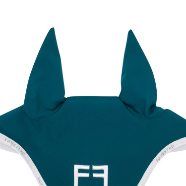 Bonnet anti-mouches en tissu technique avec logo GP Equestro Bonnet anti-mouches en tissu technique avec logo GP Equestro