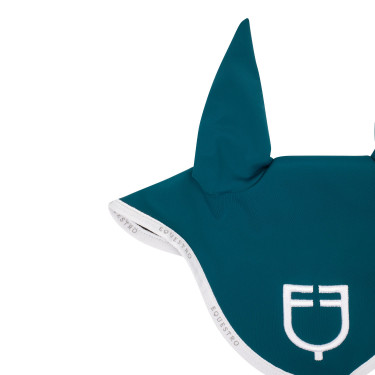 Bonnet anti-mouches en tissu technique avec logo GP Equestro Bonnet anti-mouches en tissu technique avec logo GP Equestro