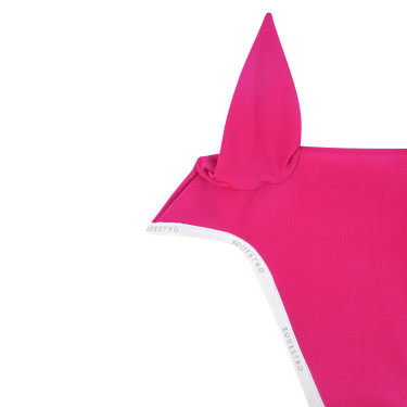 Bonnet anti-mouches en tissu technique avec attache au muserolle Equestro Bonnet anti-mouches en tissu technique avec attache au muserolle Equestro