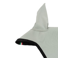 Bonnet anti-mouches en tissu technique avec attache au muserolle Equestro Noir / noir
