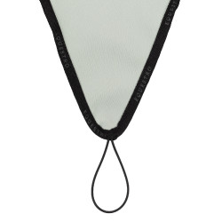 Bonnet anti-mouches en tissu technique avec attache au muserolle Equestro Vert clair / noir
