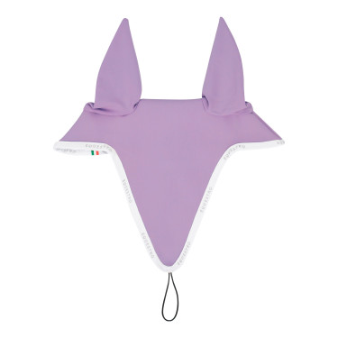 Bonnet anti-mouches en tissu technique avec attache au muserolle Equestro Bonnet anti-mouches en tissu technique avec attache au muserolle Equestro
