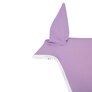 Bonnet anti-mouches en tissu technique avec attache au muserolle Equestro Bonnet anti-mouches en tissu technique avec attache au muserolle Equestro