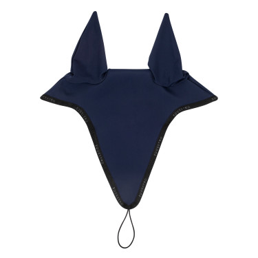 Bonnet anti-mouches en tissu technique avec attache au muserolle Equestro Bonnet anti-mouches en tissu technique avec attache au muserolle Equestro