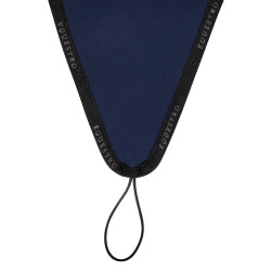 Bonnet anti-mouches en tissu technique avec attache au muserolle Equestro Marine / noir Bleu Bonnet anti-mouches en tissu technique avec attache au muserolle Equestro Marine / noir Bleu