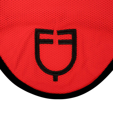 Bonnet anti-mouches en tissu perforé avec logo Black Line Edition Equestro Bonnet anti-mouches en tissu perforé avec logo Black Line Edition Equestro
