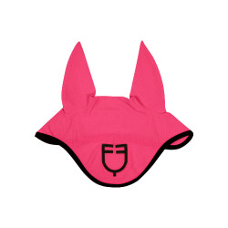 Bonnet anti-mouches en tissu perforé avec logo Black Line Edition Equestro