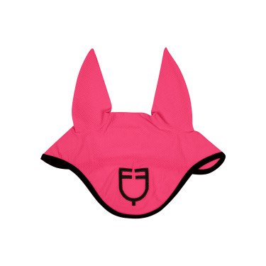 Bonnet anti-mouches en tissu perforé avec logo Black Line Edition Equestro