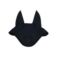 Bonnet anti-mouches en tissu perforé avec logo Black Line Edition Equestro Marine Bleu marine