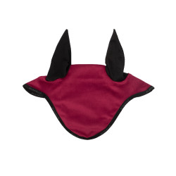 Bonnet anti-mouches en tissu Louvre Acavallo Vin Rouge