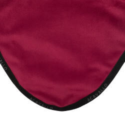 Bonnet anti-mouches en tissu Louvre Acavallo Vin Rouge