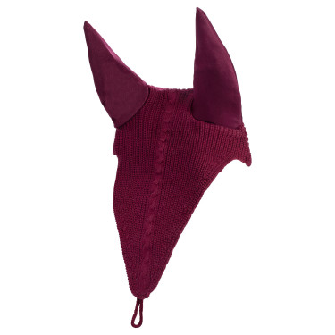 Bonnet anti-mouches en maille avec attache à la muserolle Equestro Bonnet anti-mouches en maille avec attache à la muserolle Equestro