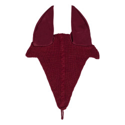 Bonnet anti-mouches en maille avec attache à la muserolle Equestro Bonnet anti-mouches en maille avec attache à la muserolle Equestro