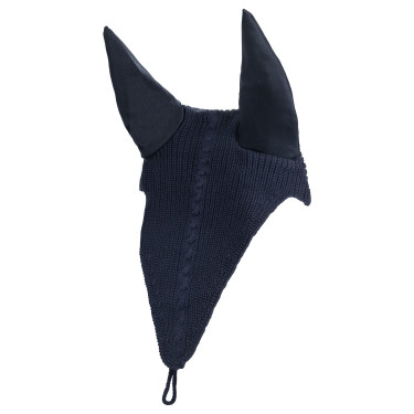 Bonnet anti-mouches en maille avec attache à la muserolle Equestro Bonnet anti-mouches en maille avec attache à la muserolle Equestro